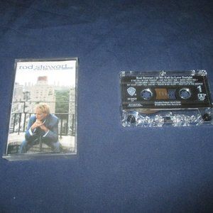 Rod Stewart - If We Fall in Love Tonight on cassette (Warner Bros., 1996)
